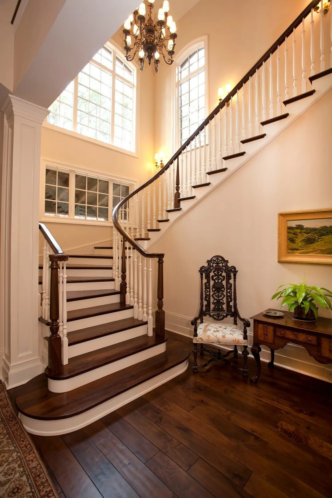 Лестницы внутри частного дома фото AMG Lake House - Reynolds Plantation, Georgia :: Behance