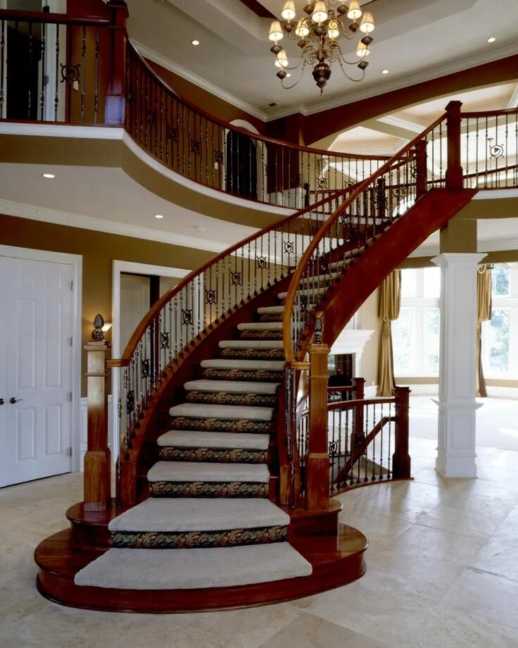 Лестницы внутри частного дома фото Staircase Staircase design, Home stairs design, Traditional staircase