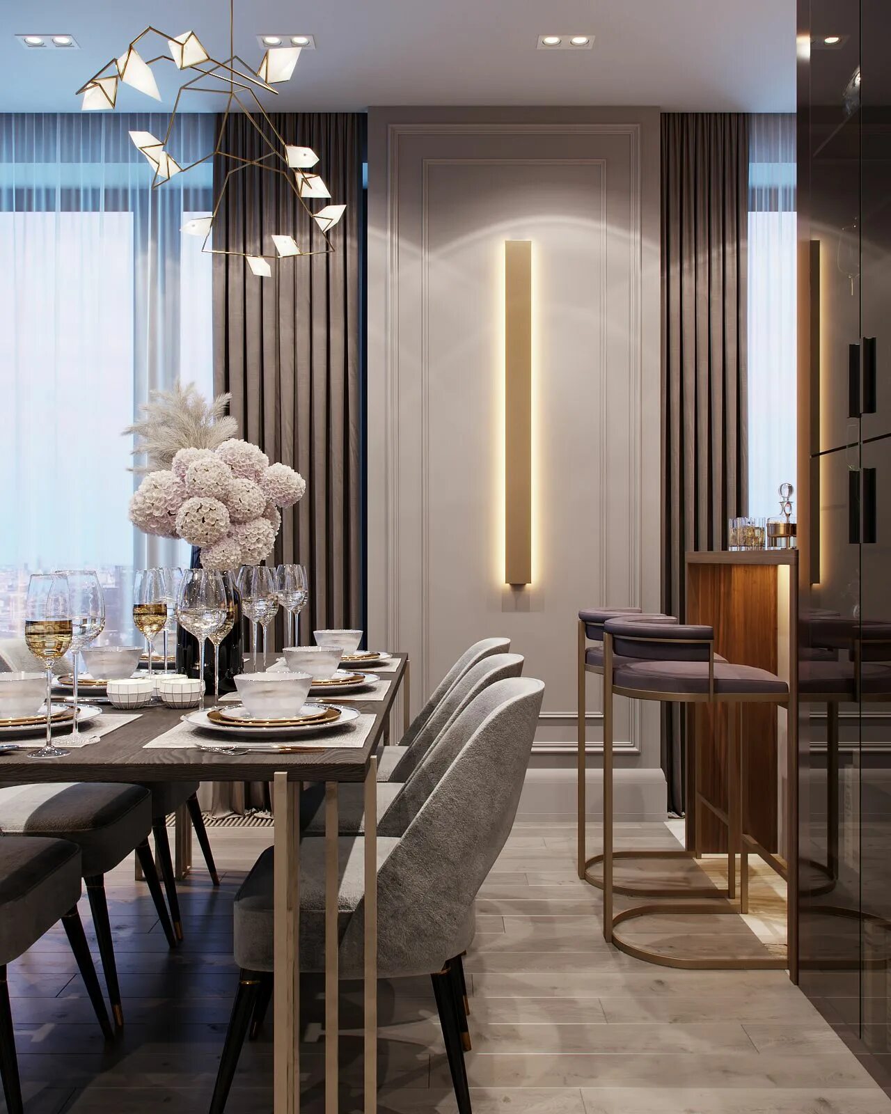 Леся печенкина дизайнер интерьера Дизайн столовой Luxury dining room, Dining room design luxury, Glamourous dining