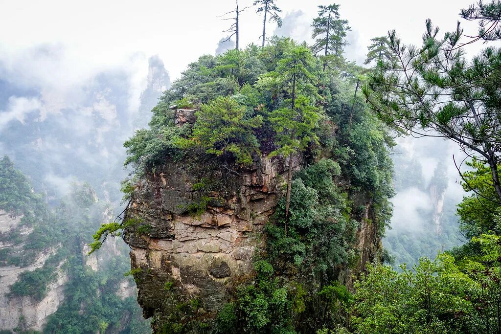 Летающие горы в китае фото Wulingyuan National Park Eugene Kaspersky Flickr