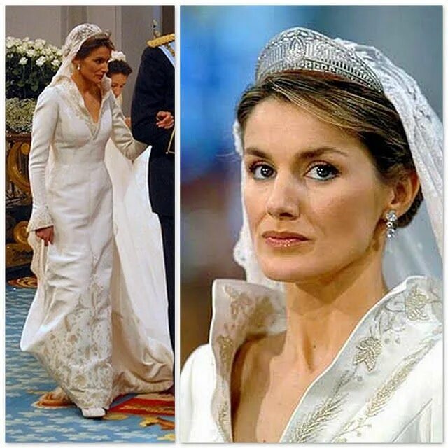 Летиция королева фото в молодости Site privado Royal wedding dress, Royal wedding gowns, Royal brides