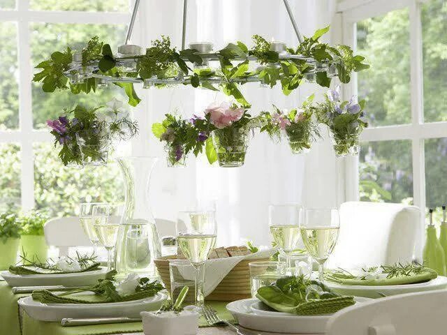 Летнее оформление квартиры image by Eau de rose et de rêves romantiques pour vous Spring table decor, Table