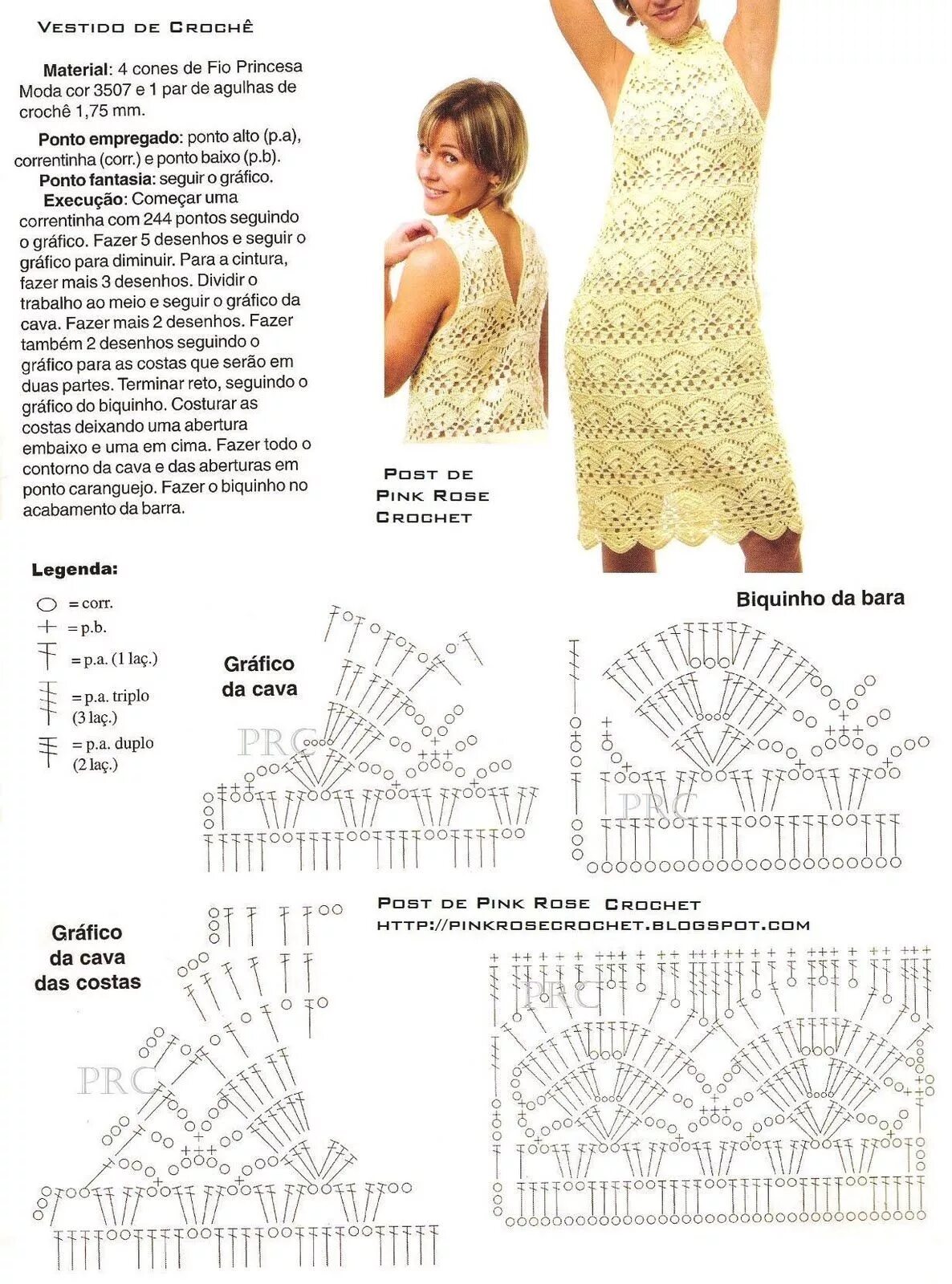 Летнее платье крючком схемы с описанием Crochet clothes, Crochet dress pattern, Crochet fashion