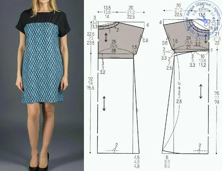 Летнее платье выкройка скачать Шитье простые выкройки простые вещи Fashion sewing pattern, Sewing clothes women