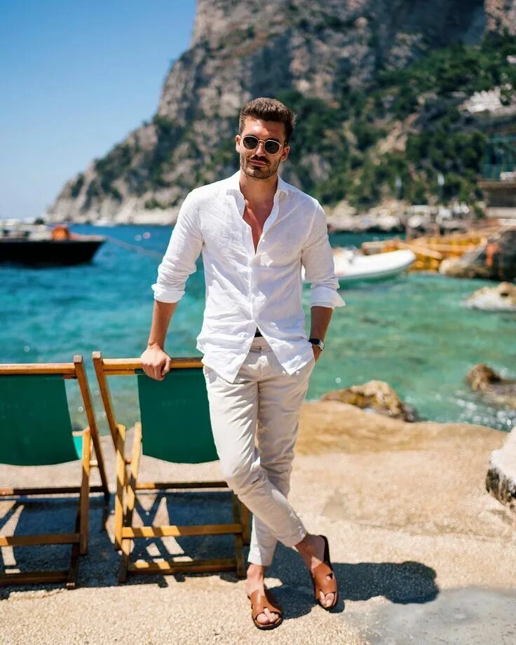 Летние фото парней Men’s Summer Casual Style Guide The Lost Gentleman Summer outfits men, Vacation 