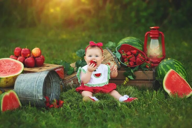 Летние фото проекты Sweet Strawberry Baby