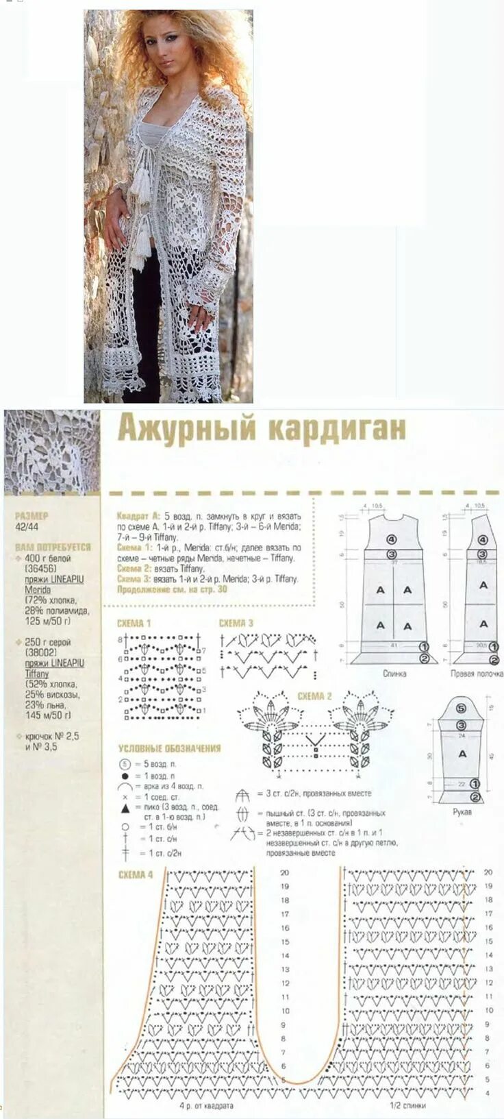 Летние кардиганы крючок со схемами Кардиган, Вязание, Летний кардиган