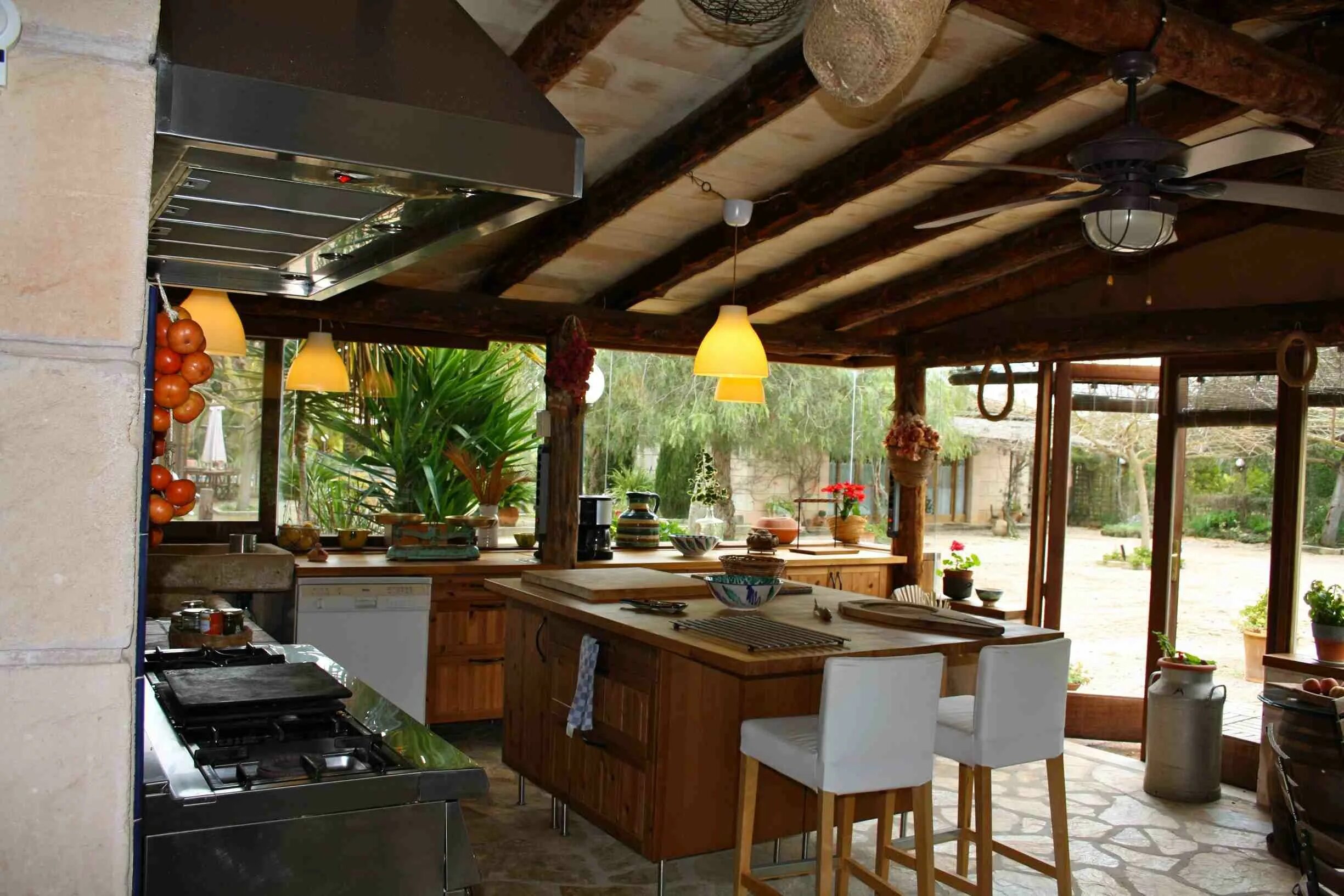Летние кухни интерьер фото Summer Kitchen Idea In Majorca Summer kitchen, House, House design