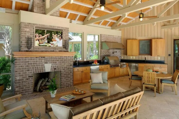 Летние кухни в частном доме фото #outdoorkitchen #realestate #simivalley #venturacounty Charlene Clark Luxury Rea