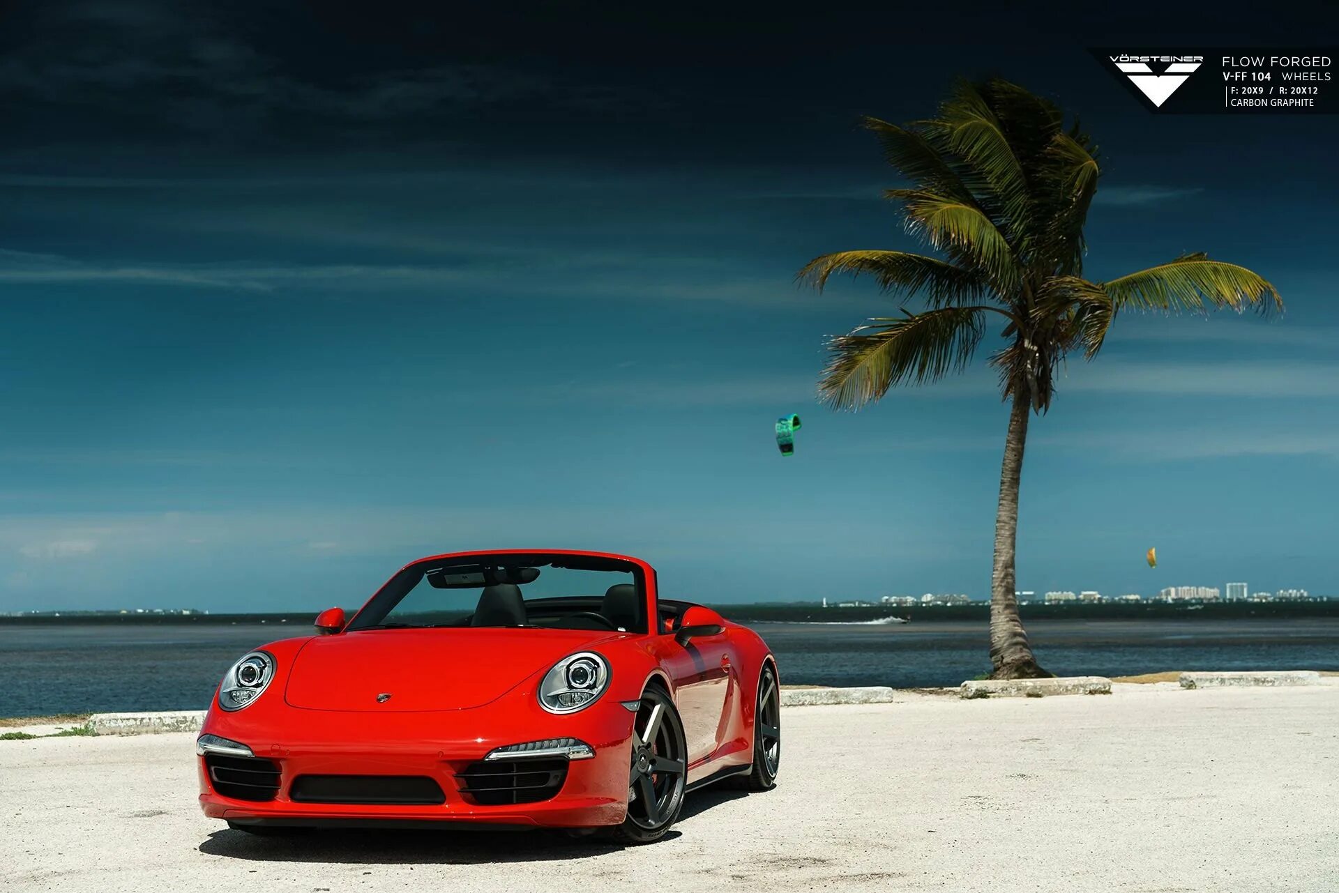 Летние машины фото Celebrity Choice: Red Convertible Porsche 911 with Custom Parts - CARiD.com Gall