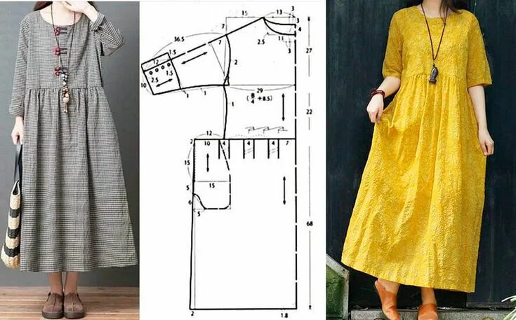 Летние платья бохо стиль выкройки Boho-Style Asymmetrical Dresses