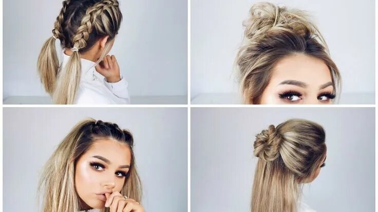 Летние прически на средние 87 Inspirational Diy Cool Easy Hairstyles Quick hairstyles, Easy hairstyles for 