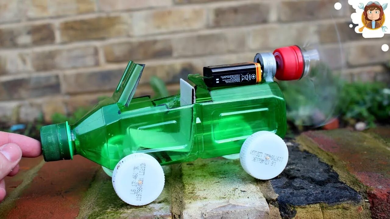 Летние самоделки How to make a Car - Powered Car - Very Simple - YouTube