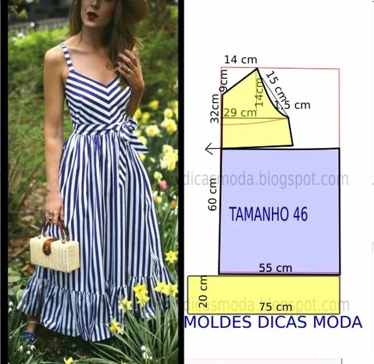 Летние сарафаны сшить своими руками выкройки Pin de Flora Guerrero Yarin em Vestiti Costura fashion, Vestidos compridos, Mold