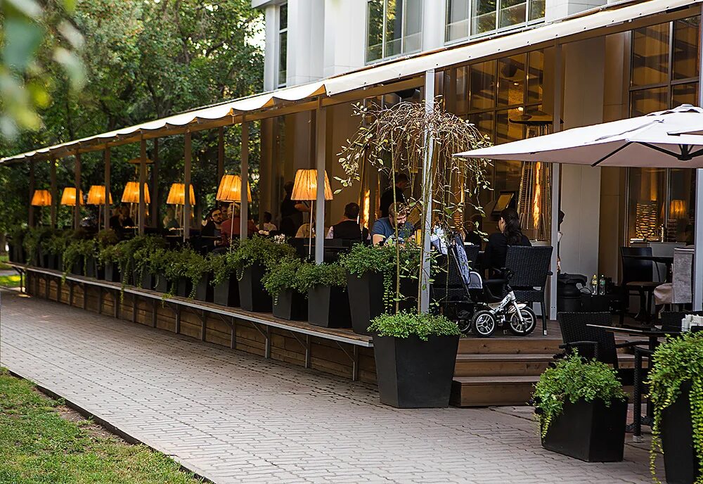 Летние веранды кафе фото Терраса PARK Café: спокойствие среди суеты Бизнес-журнал Status