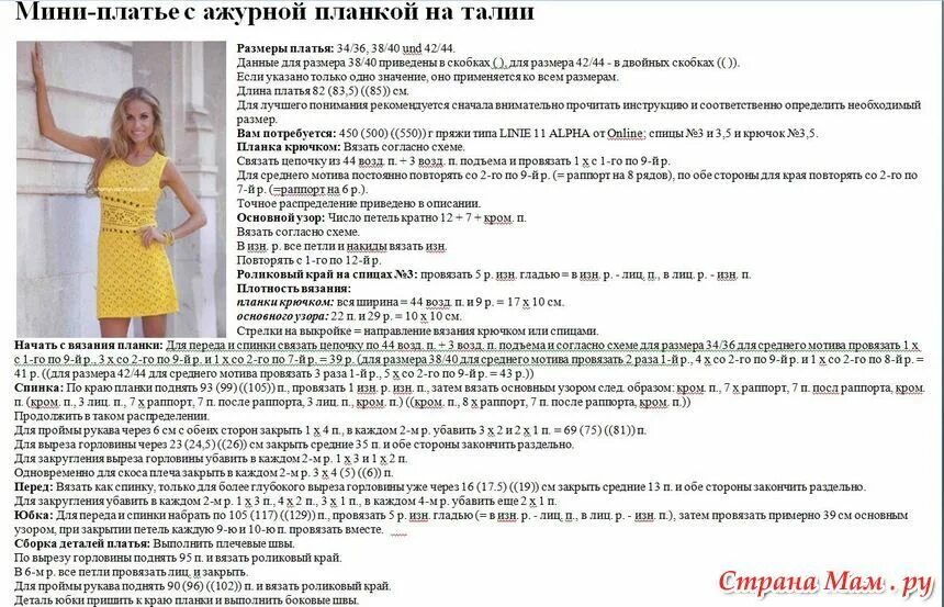 Летние вязаные платья спицами со схемами Пин от пользователя Екатерина на доске Вязание крючком Платья, Вязание и Одежда