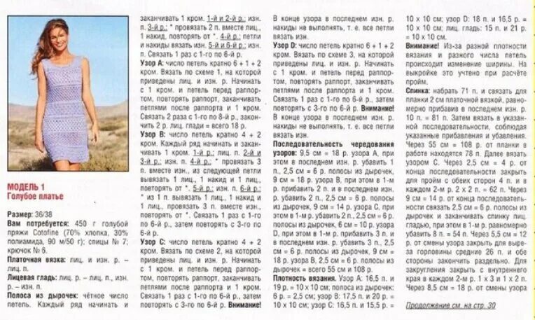 Летние вязаные платья спицами со схемами Летние модели с описанием. Самое время вязать! Магия Вязания / Knitting Magic Дз