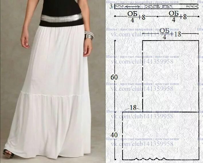 Летние юбки без выкроек Шитье простые выкройки простые вещи Cute dress outfits, Dress patterns, Long kur