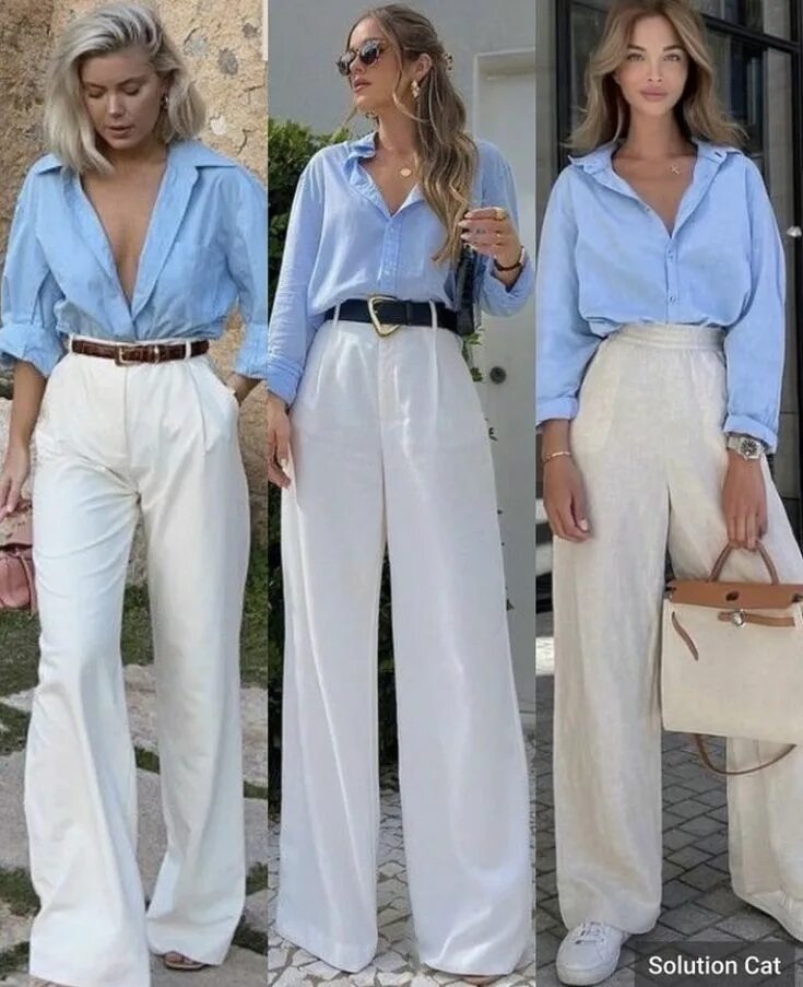 Летние женские брюки 2024 тренды Pin de Arquiteta Iris Schmitt em Fashionlist Looks elegantes, Looks estilosos, L