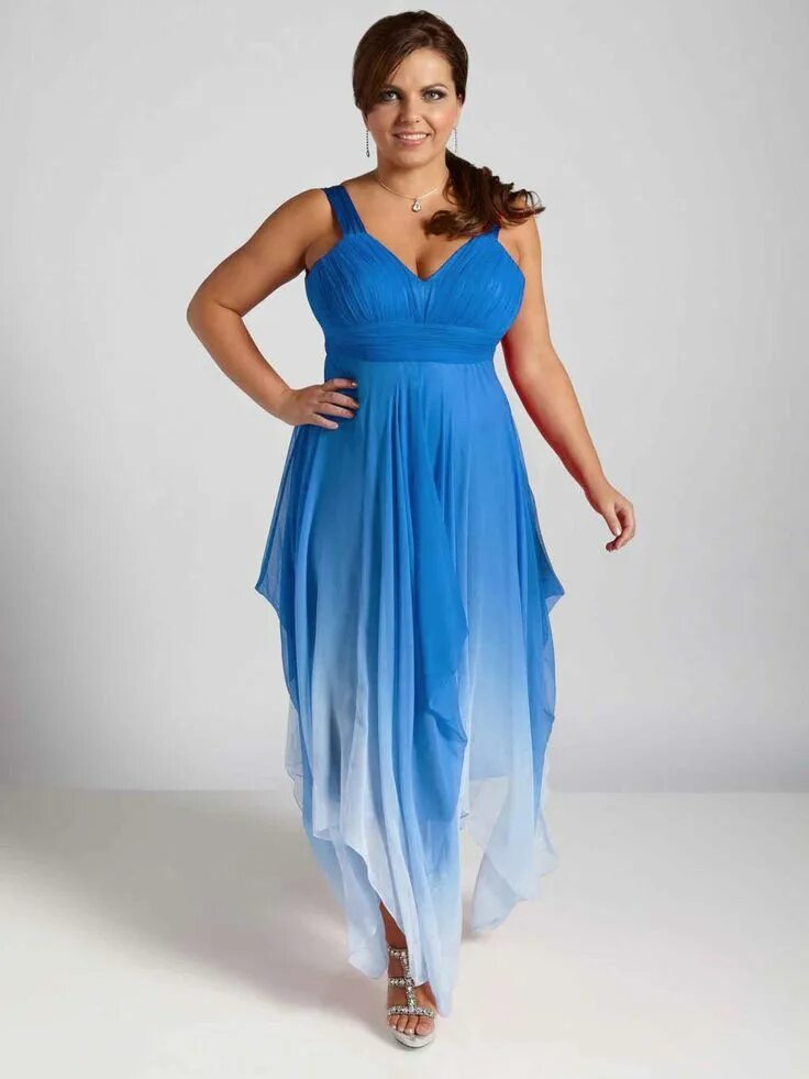 Летним платьем для полных женщин фото Stunning Plus Size Clothes Within Your Budget! Evening dresses plus size, Plus s