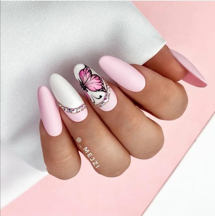 Летний дизайн маникюра миндаль нежный Pin on Idei unghii in 2024 Stylish nails, Stylish nails art, Stylish nails desig