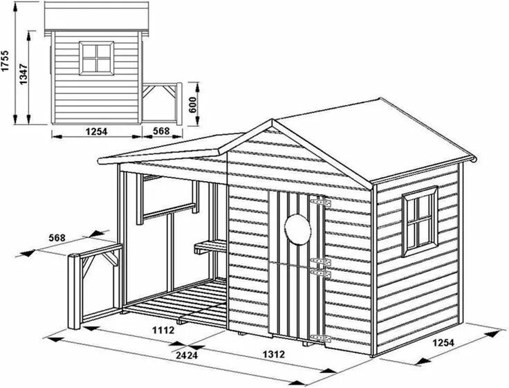 Летний дом схема bol.com Prixma houten speelhuis Milaan, Prixma Speelgoed Diy storage shed, Play 