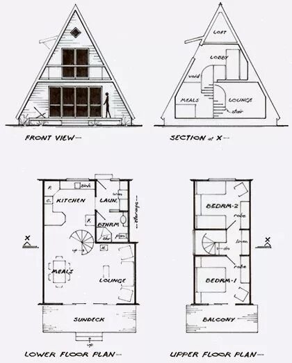 Летний дом схема Top 10 a frame cabin plans ideas and inspiration