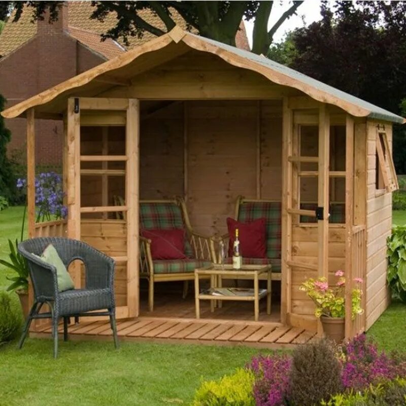 Летний домик для дачи фото Hallmark Wessex Summerhouse (10ft x 8ft), All Round Fun in 2023 Summer house, Co