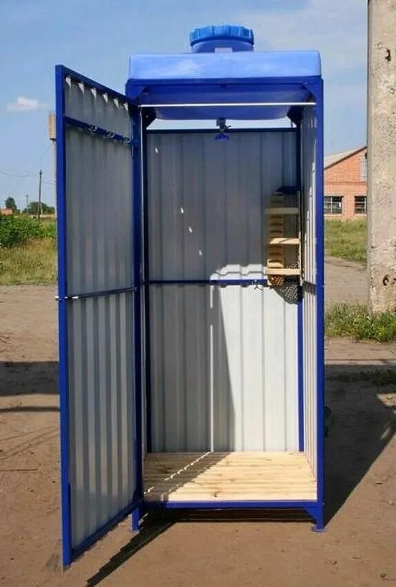Летний душ фото Тропический душ из труб своими руками. 7 простых идей для дачи (+фото) Rumah, Ma