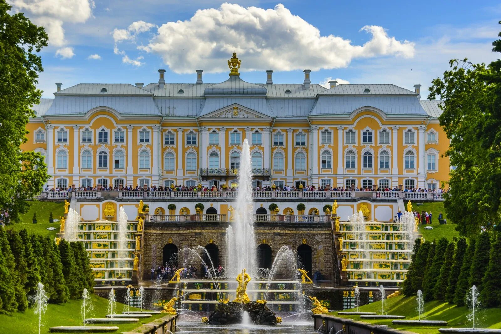 Летний дворец в петергофе фото Большой петергофский дворец: описание, история, архитектура, интерьеры и фото