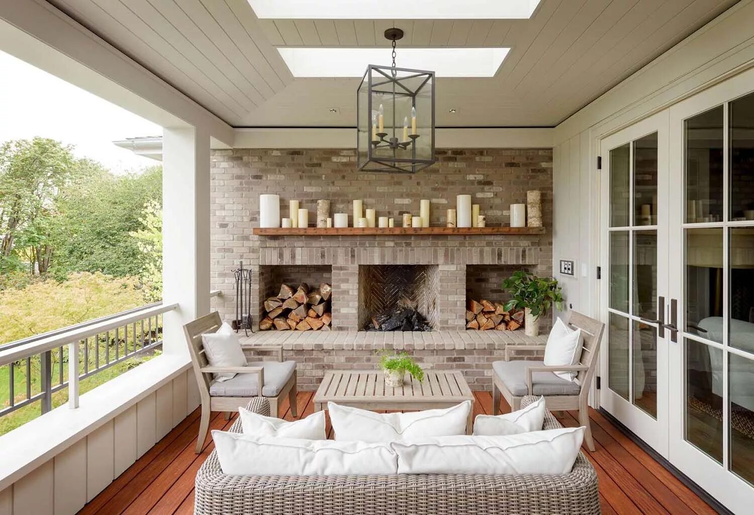 Летний интерьер дома Modern farmhouse inspired residence on a woodsy Seattle property Beautiful bedro