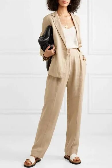 Летний костюмчик из льна фото цена from @NET-A-PORTER's closet #nililotan #loewe #3.1philliplim #alighieri #paolavi