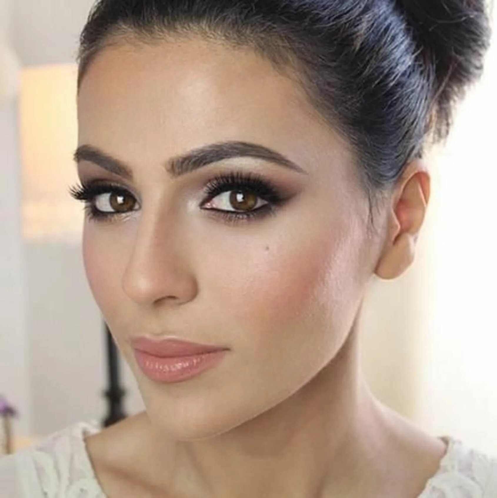 Летний макияж для карих Prueba peinado de novia Cordoba Wedding makeup for brown eyes, Amazing wedding m