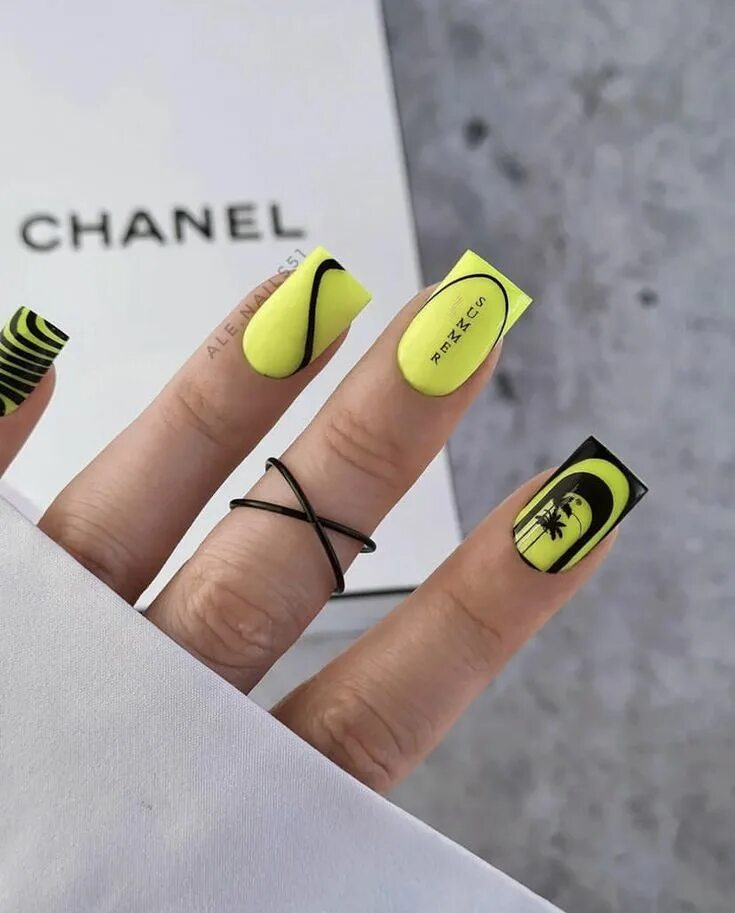 Летний маникюр 2024 квадратные ногти Pin on Маникюр 2024 Wave nails, Nail art, Pretty nails