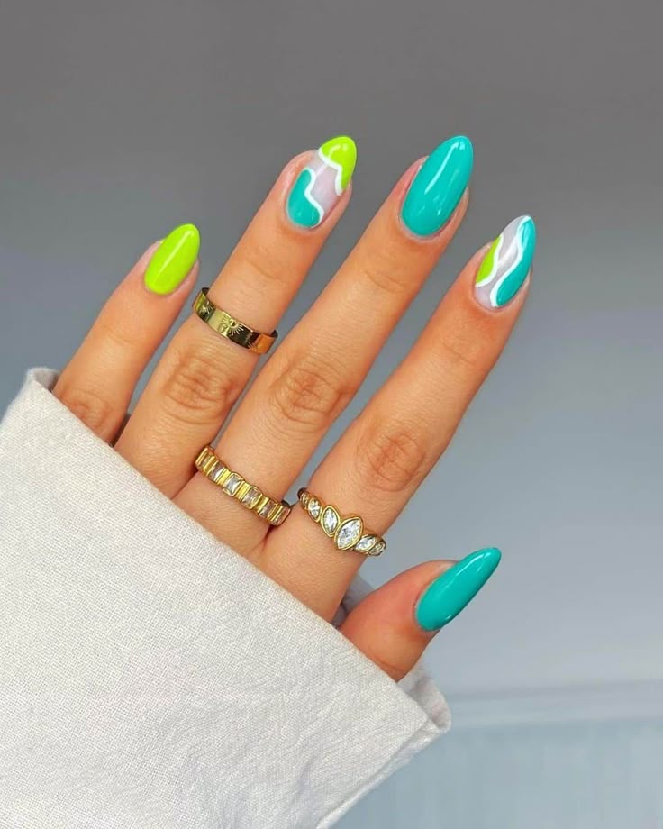 Летний маникюр 2024 новинки квадратные ногти 48 Hot and Trendy Summer Nail Designs to Upgrade your Nails Art For 2023 in 2023