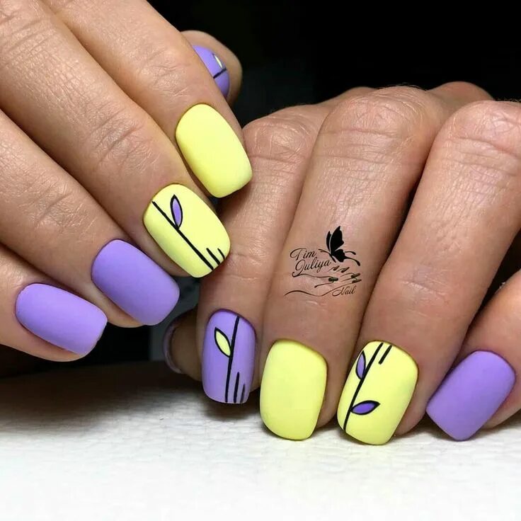 Летний маникюр на коротких Pin by Alyona Rubtsova on Дизайны Nails, Short acrylic nails, Cute acrylic nails