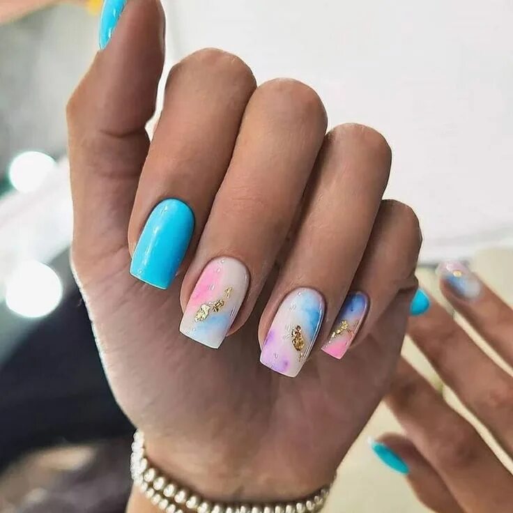 Летний маникюр на коротких Pin by Tiffany Curtiss on nails in 2024 Nail designs, Long nails, Acrylic nails