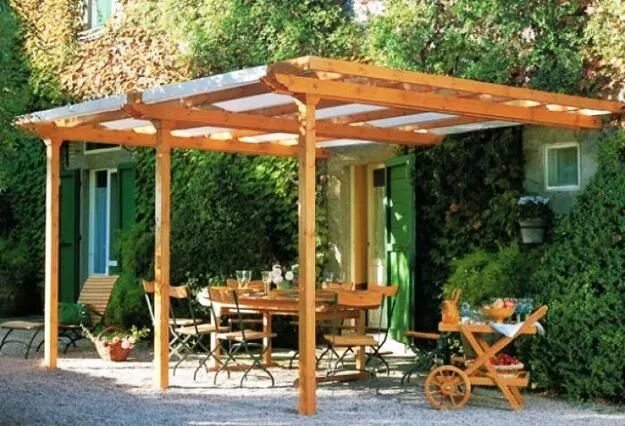 Летний навес на даче своими руками 22 Beautiful Wooden Garden Designs to Personalize Backyard Landscaping Diseños d