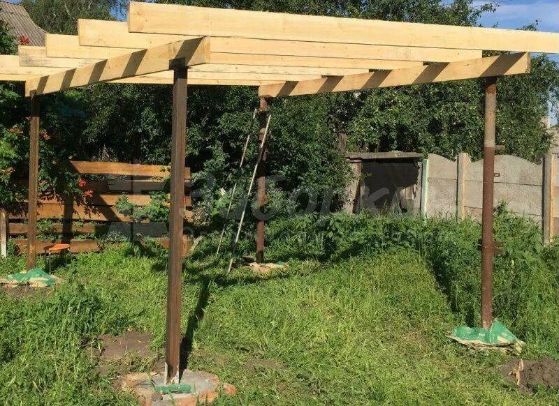 Летний навес на даче своими руками Навесы для сада в Санкт-Петербурге по самым низким ценам - Заборкин
