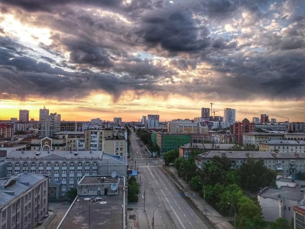 Летний новосибирск фото Прекрасное небо над городом Н 2024 Новосибирск online ВКонтакте