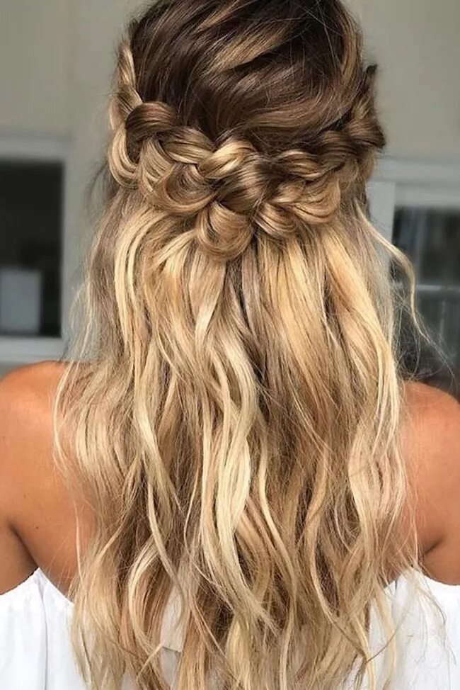 Летний прически на длинные волосы Heavenly Hair Wedding Hairstyles For Long Hair Tania Maras Coiffure de bal, Coif