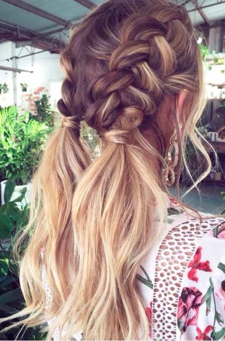 Летний прически на длинные волосы Pin by Brianna Puckett on t a n g l e d Braids for long hair, Medium hair styles