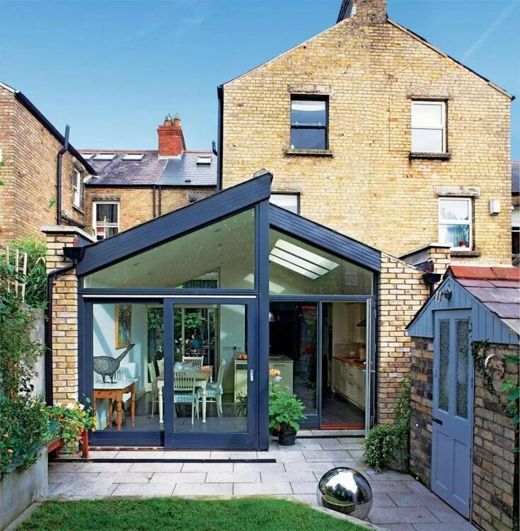 Летний пристрой к дому фото Pin on Home House extension design, Victorian townhouse, House extensions