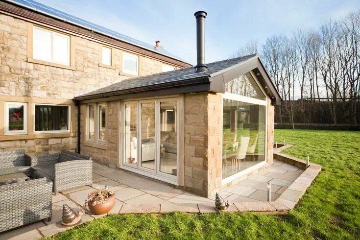 Летний пристрой к дому фото House Extensions, Dorset House Extensions Cost, Poole Garden room extensions, Ho