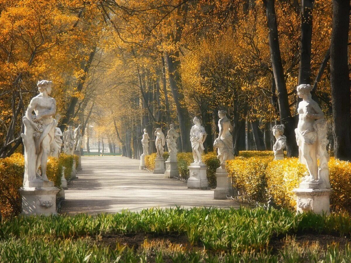 Летний сад октябрьский просп 34 фото Автобусные экскурсии в Летний сад