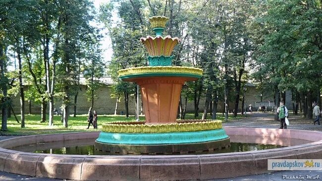 Летний сад псков фото 300 тысяч рублей потратят на ремонт фонтана в Ботаническом саду / Псковская прав