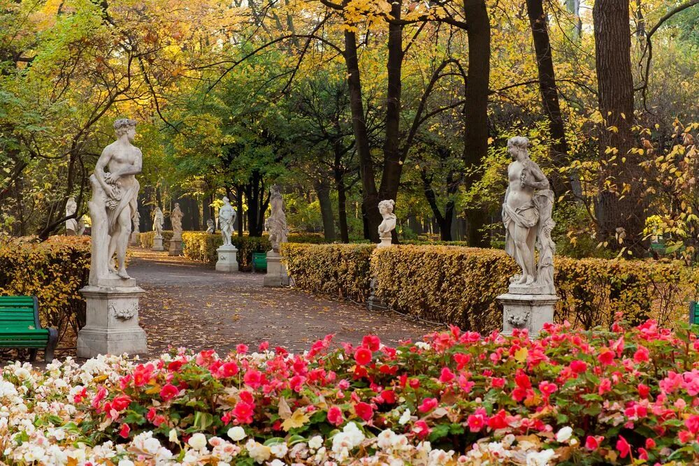 Летний сад в санкт петербурге фото The Summer Garden - Oro Gold Stores Summer garden, City landscape, Petersburg