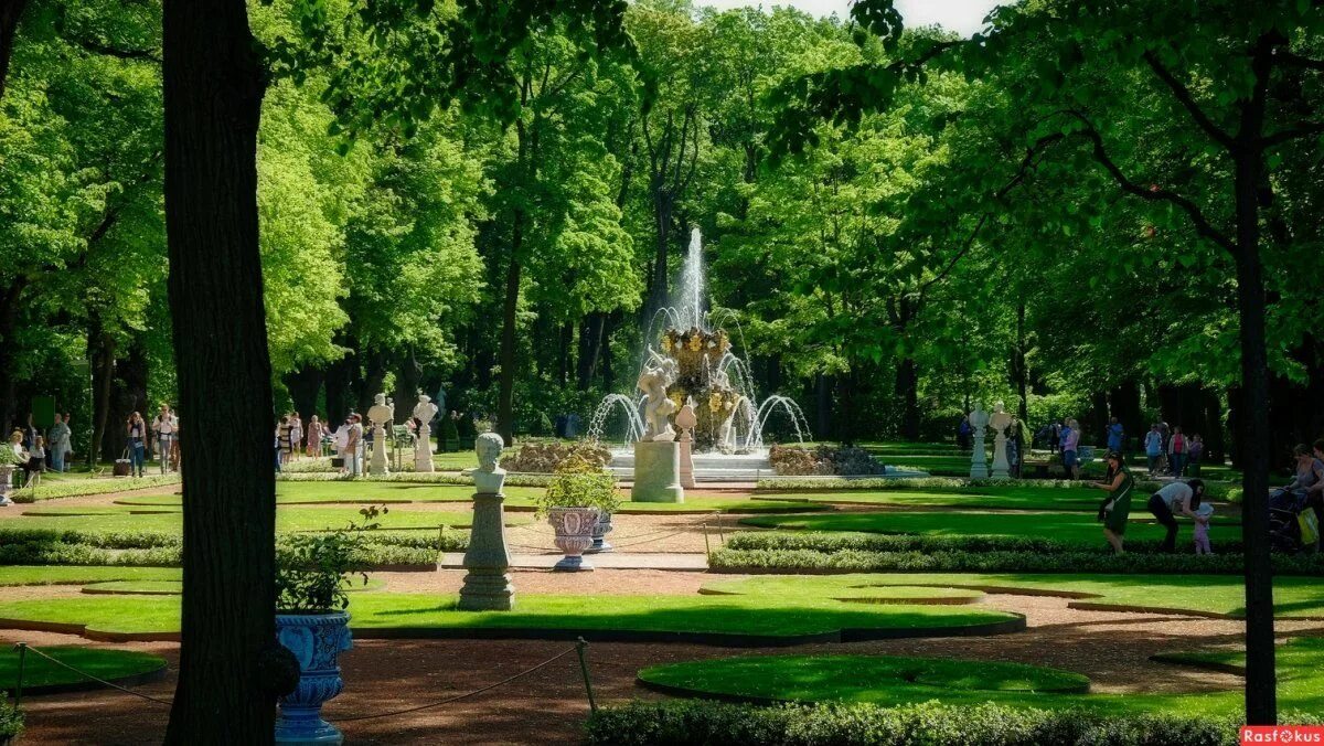 Летний сад в санкт петербурге фото летом Летний сад Питер (57 фото) Сад, Фонтаны, Беседка