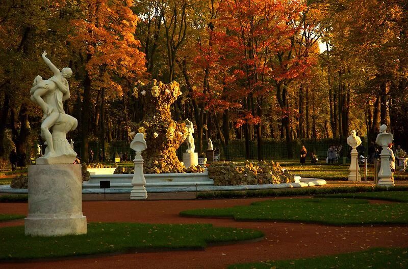 Летний сад в санкт петербурге осенью фото The Summer Garden, St.Petersburg / Летний сад, Санкт-Петербург Красивые места, П