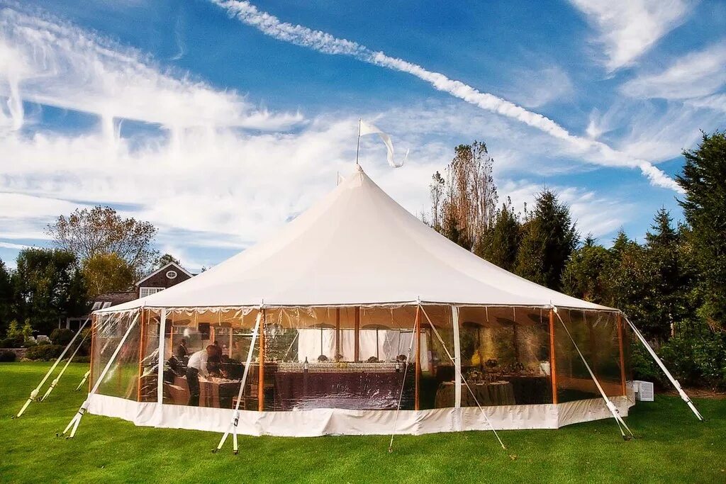 Летний шатер фото 11-Wedding tent in the Hamptons